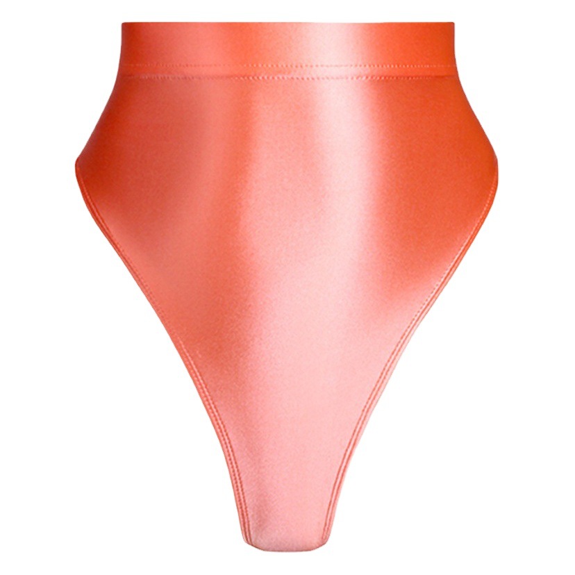 Rhythmic Gymnastics Suit Dance Suit Stretch Tight-Fit Silky Gloss Women's Shaped Gymnastics Underwear Inside and Outside Wear High Fork