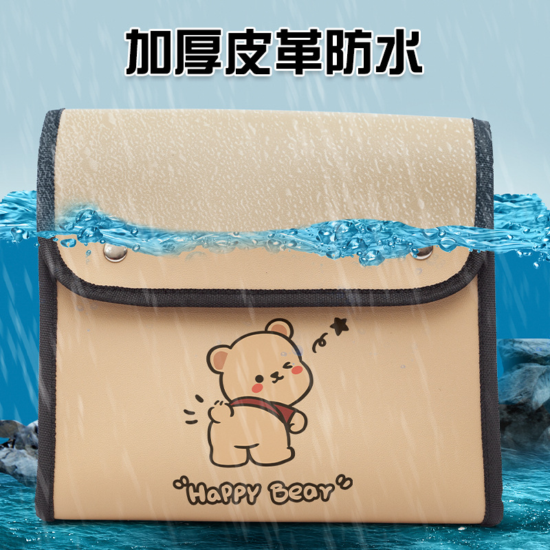 Picture of Electric Car Hanging Bag Front Rainproof Hanging Bag Bicycle Storage Bag Large Capacity Charger Storage Bag