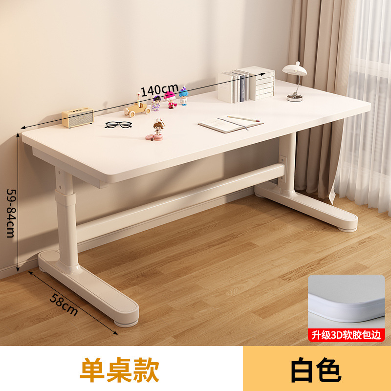 Picture of Manufacturer Children's Study Table Primary and Secondary School Students Writing Table Home Computer Table Liftable Solid Wood Desk Study Table
