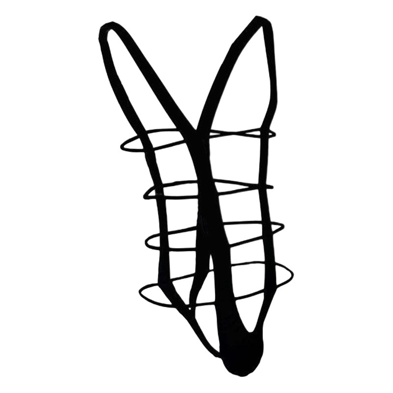 Men's sexy underwear hollow strap tight sexy one-piece underwear men's sexy underwear manufacturers wholesale generation