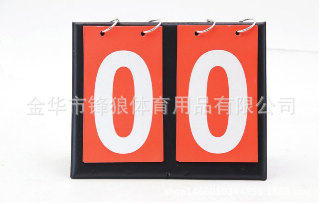 Picture of Four Scoreboard Four Flip Card Multi-function Foot Basket Volleyball Countdown Card Referee Scoreboard Competition Scoring