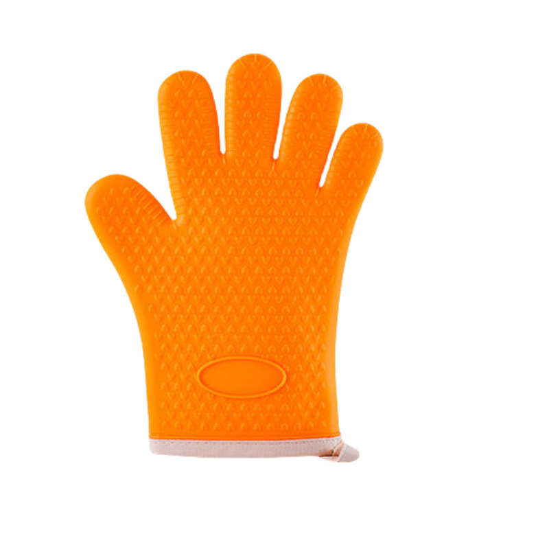 Picture of Microwave oven silicone anti-scalding gloves baking oven special heat insulation gloves wholesale thick high temperature kitchen household