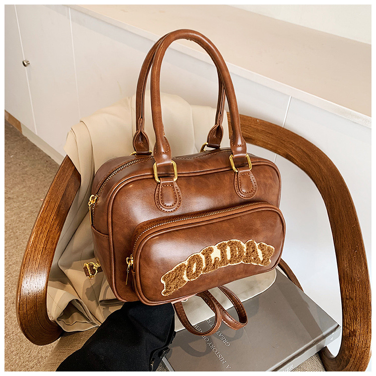 Picture of Cross-border Retro Maillard Small Bag 2024 New Autumn and Winter Women's Backpack High-end Sense Handbag