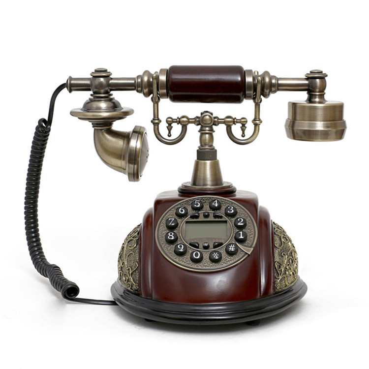 Zhizhen European-style antique telephone fashion home retro telephone creative cute fixed landline Caller ID