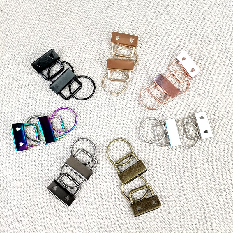 Picture of Amazon 25mm hardware key ring clip diy installation tool color accessories metal webbing tail clip hanging clip
