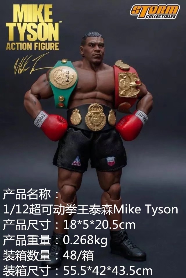 Picture of Direct selling in stock boxing champion 1 generation 2 generation Tyson Ali boxing champion Mike Tyson three head carving movable hand