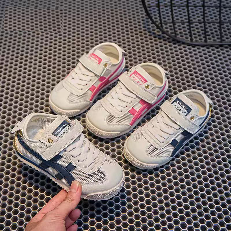 Boys' Single Mesh Sports Shoes 2025 Spring and Summer New Kidsren's Forrest Gump Shoes Breathable Soft Sole Girls' Running Shoes Baby Shoes