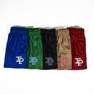 American Basketball Shorts IP Casual Sports Mesh Quarterpants Men's No Knee Breathable Running Training Fitness Pants