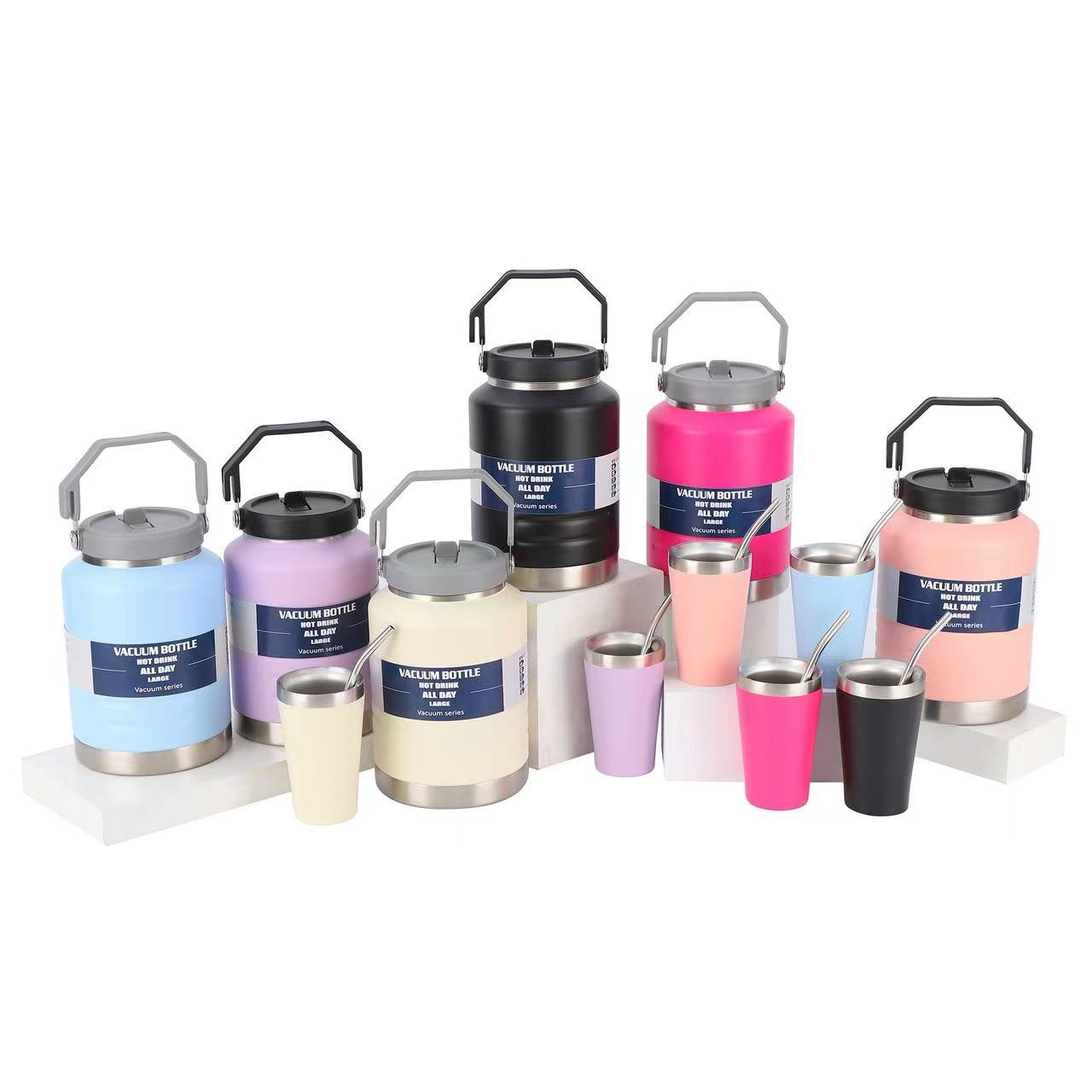 Large Capacity Outdoor Insulated Thermos Cup with 304 Stainless Steel Liner for Fitness, Suitable for South America, Europe, and America