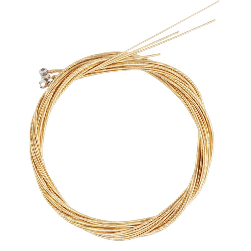 Wooden Bass Strings 4-String 5-String Acoustic Bass Strings Brass-Wound Carbon Steel Core Acousticbassstring