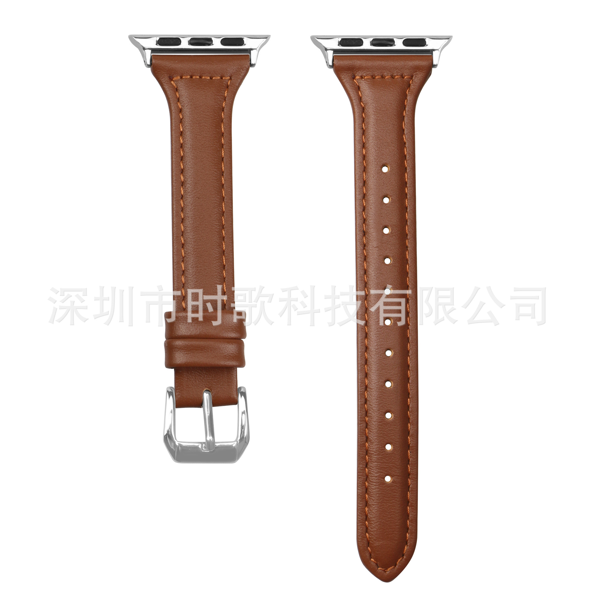 Picture of Suitable for Apple Watch Strap Leather Small Waist appleiwatchs1098765ultra Thin Strap Autumn and Winter