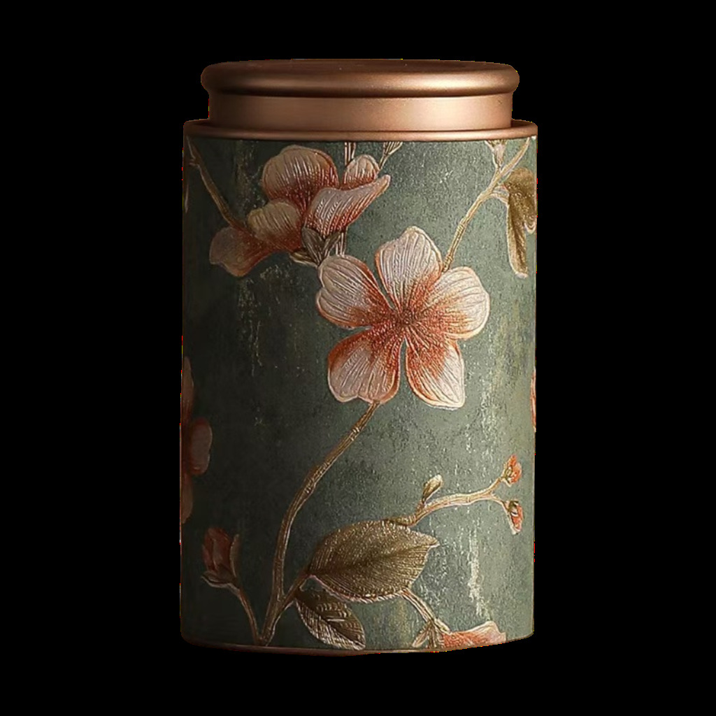 Picture of Universal New Chinese Tea Cans Multi-specification Cans Sealed Black Tea White Tea Green Tea Tieguanyin Dahongpao Storage Pans