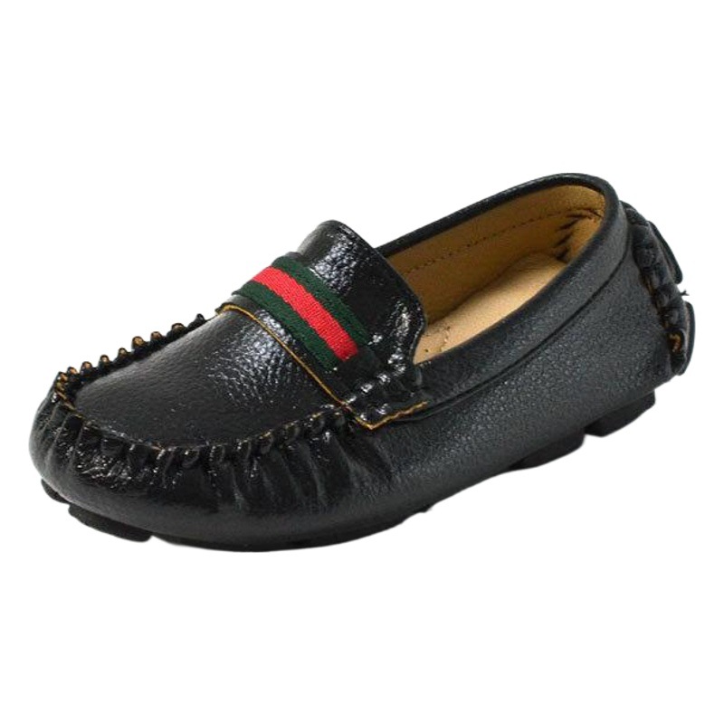 Rui foot 2025 spring and autumn children's shoes boys and girls South Korea shoes children bean shoes fashion shoes a generation of hair