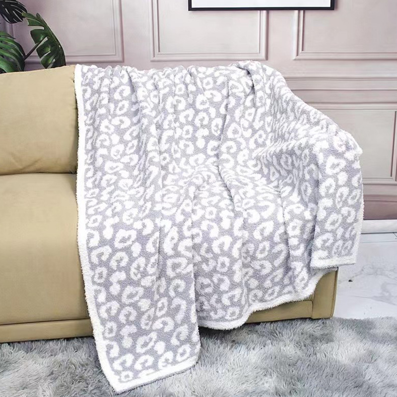 Picture of Customized Spring and Autumn Home Camping Blanket Half Velvet Knitted Blanket Sofa Office Nap Blanket Sofa Cover Blanket