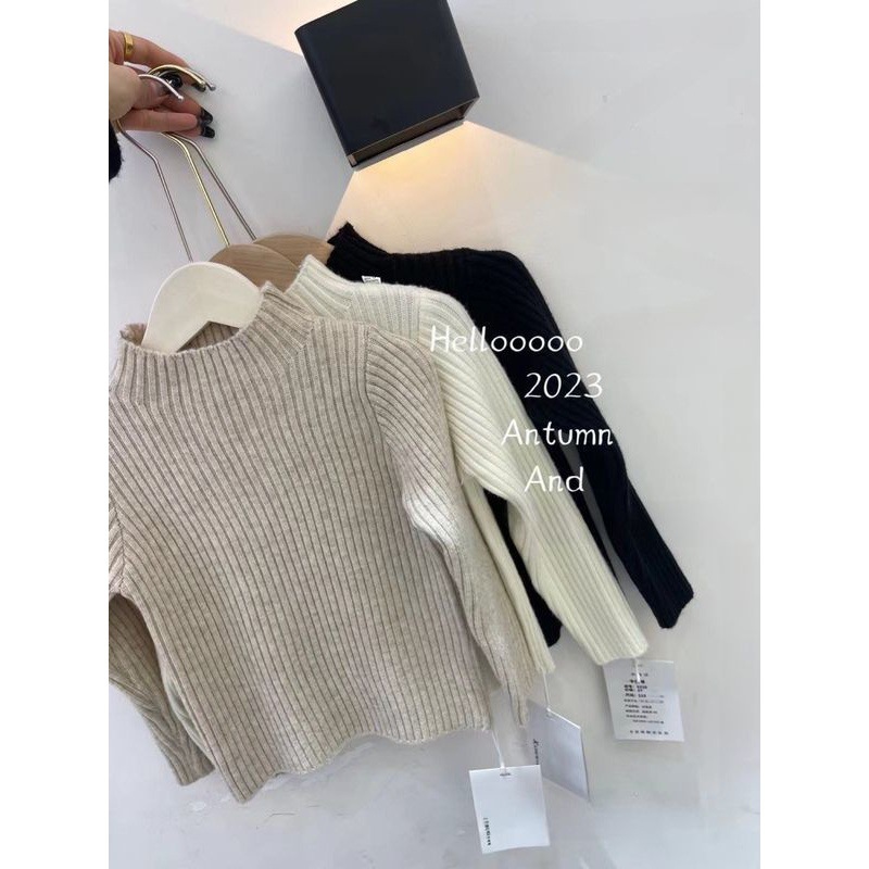 [in stock] South Korea children's clothing autumn and winter children's sweater long sleeve warm neutral small high collar base sweater sweater