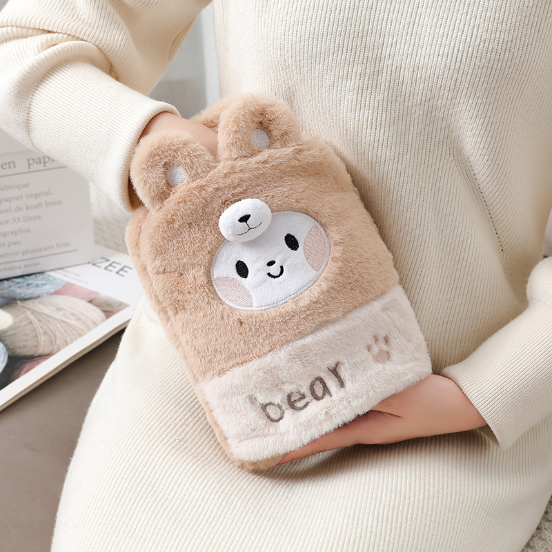 Picture of New Cute Plush Hand-Held Water-Filled Hot Water Bottle Thickeneded Explosion-Proof Pvc Hot Water Bottle Removable and Washable Spot Wholesale