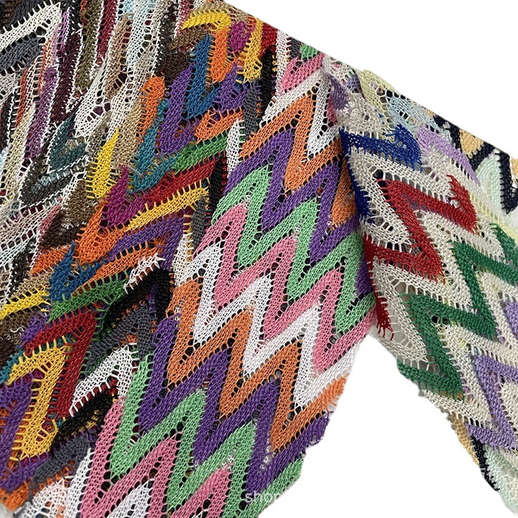 Picture of Spot Knitted Polyester Yarn-dyed Mesh Fabric 133 Yarn-dyed Mesh Fabric for Women's Jewelry