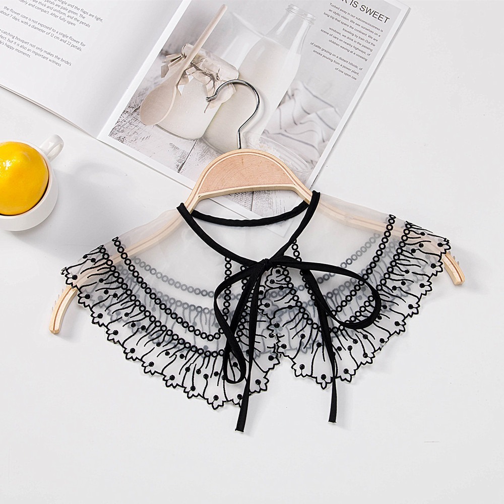 Picture of Korean Style Outer Matching Skirt Small Shawl Adult False Collar Children's Age-reducing Doll Collar All-match Lace Collar Decorative Collar