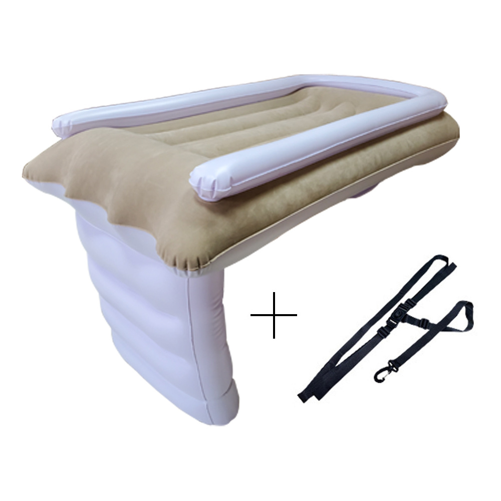 Picture of Amazon Baby Inflatable Mattress Children's Car Rear Folding Car Mat Outdoor Travel Thickened Flocking Air Cushion