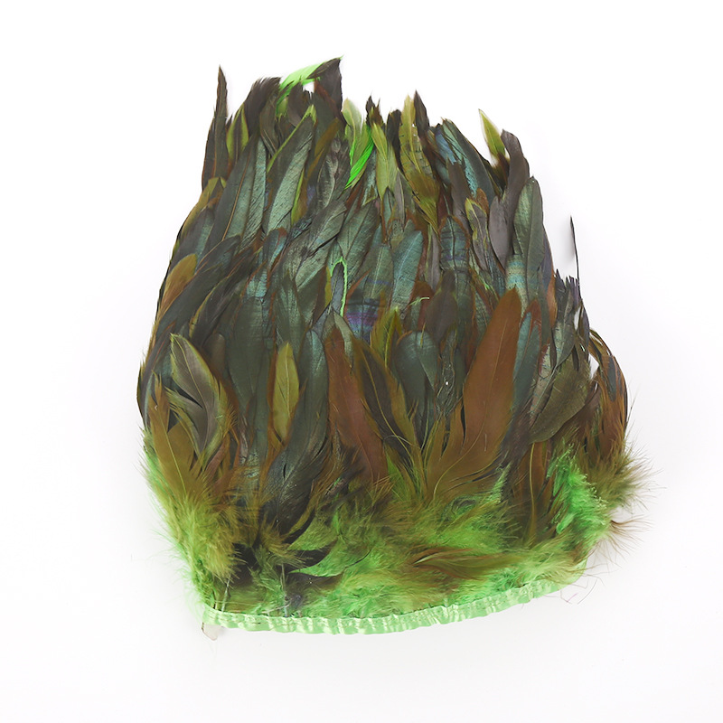 Picture of Factory wholesale diy feather hair green purple swimming cloth feather jewelry crafts decoration accessories clothing accessories