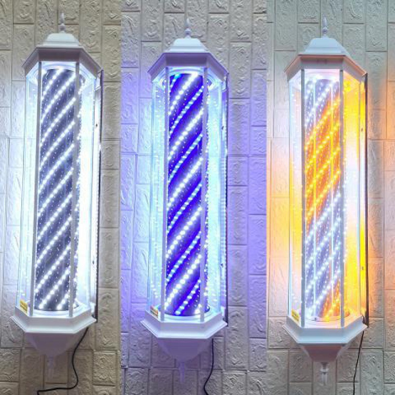Barber shop small turn light perm foreign trade turn light barber shop brighten simple mold palace lamp light box factory maintenance