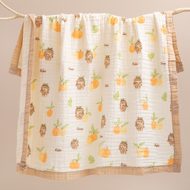 Picture of Gauze Bath Towel Cotton Enlarge Baby Blanket Children's Blanket Class A Six-layer Gauze Newborn Baby