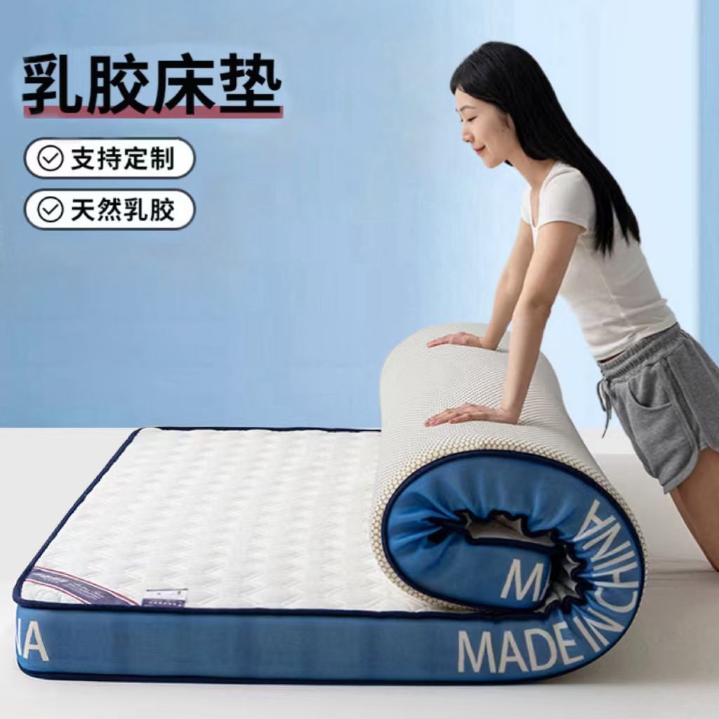 New Upgraded Blue Edge Mattress Soft Cushion Breathable Comfortable Mattress Easy Folding Storage Tatami Dormitory Mattress Wholesale
