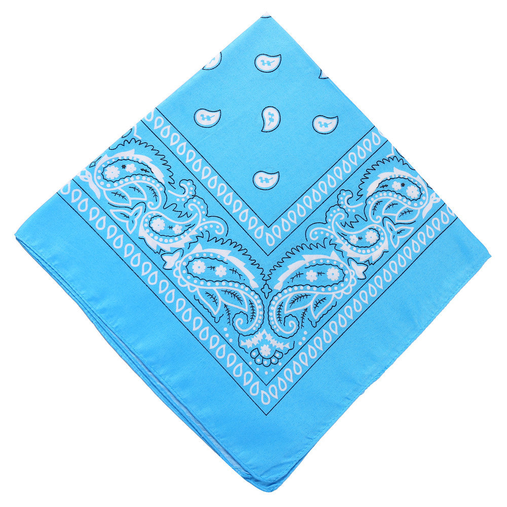 Picture of Amazon Europe and America Outdoor Riding Multifunctional Turban Cashew Flower Square bandana Magic Turban