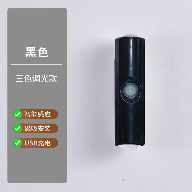 Picture of Cross-border new intelligent human body induction lamp, colorful table lamp, induction wall lamp, hill night light, double cat's eye ambient light