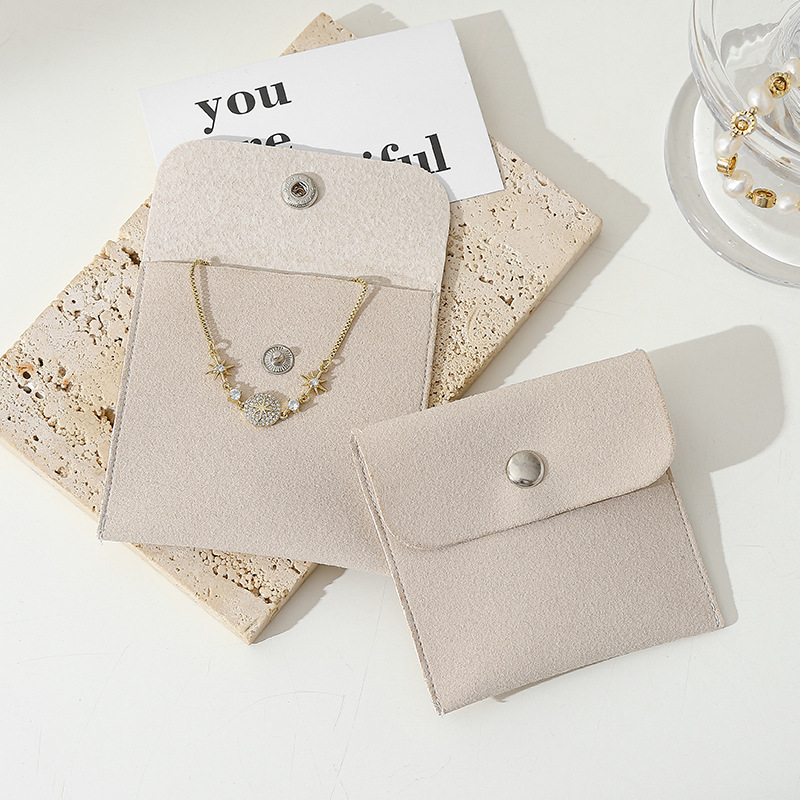 Picture of Multicolor Flannel Bag Jewelry Bag Snaps Thickened Bag Ring Necklace Anti-oxidation Jewelry Storage Bag Wholesale