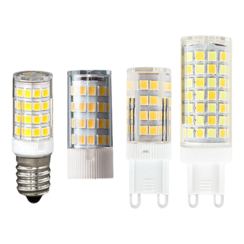 G9 lamp bead LED pin small bulb G4 bright energy-saving light source without strobe 220V ceramic corn high voltage bulb