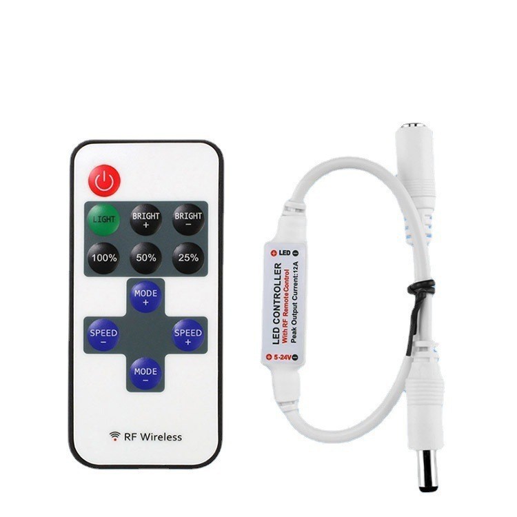 Picture of Led lighting painting lights with radio frequency 5-24V RF11 key monochrome controller sound decoration wireless radio frequency dimmer