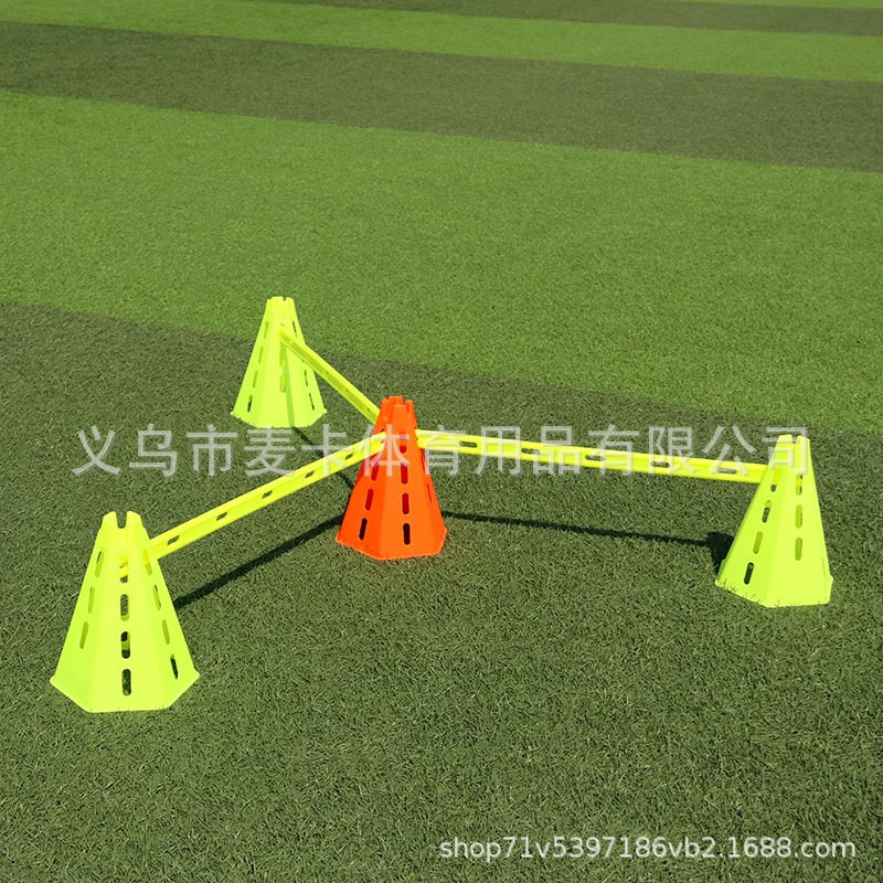 Picture of Sign Bucket Soccer Training Hexagon Sign Bucket Training Hexagon Sign Cone Sign Bucket with Holes