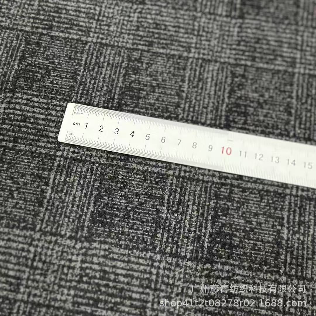 Picture of British Style Wool Plaid Fabric Hat Suit Jacket Wide-Leg Pants Set Fresh British Fabric