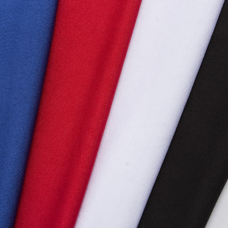 Spandex High-Elasticity Plain Fabric Material Four-Way Stretch Knitted Polyester Fabric Milk Silk Clothing Fabric Wrinkle-Resistant