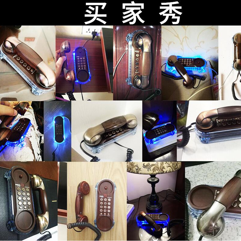 Picture of Wholesale (MSQ) meisiqi MT-025 telephone landline hanging wall-mounted home retro antique small extension