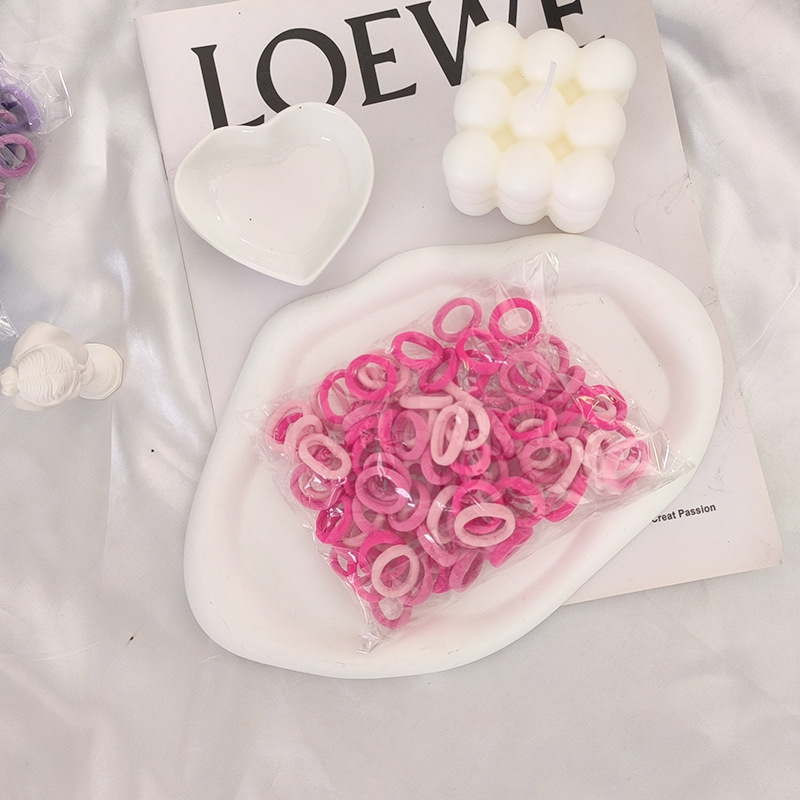Picture of Single Wholesale Black Headband Hair Tie for Women Korean Style High Elasticity Does Not Hurt Hair Rubber Band High Ponytail Baby Hair Accessories