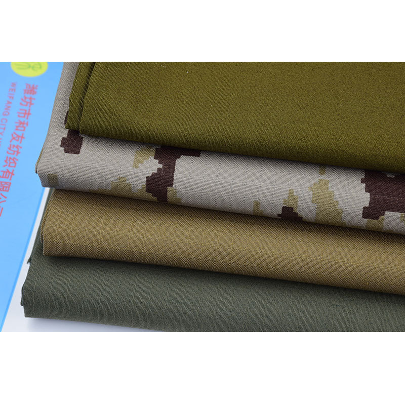 Cotton Brocade Plaid Spanish Desert Camouflage Infrared Antibacterial Fabric Special Uniform Cotton Nylon Camouflage Cloth