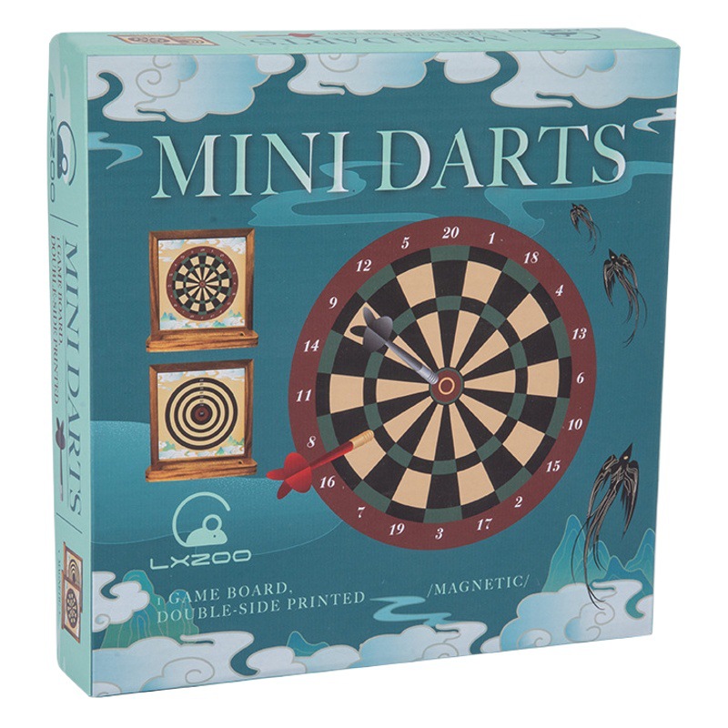 Picture of Cross-border double-sided magnetic dart board suit entertainment leisure desktop games wooden toys parent-child interactive wholesale
