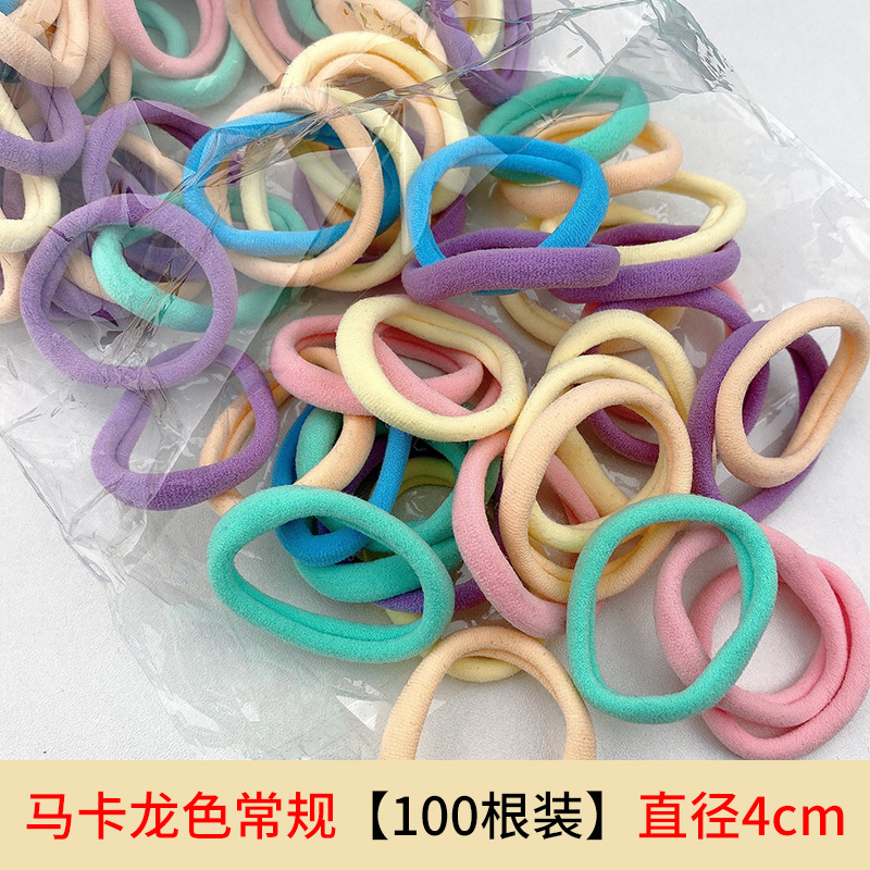 Picture of Single Wholesale Black Headband Hair Tie for Women Korean Style High Elasticity Does Not Hurt Hair Rubber Band High Ponytail Baby Hair Accessories