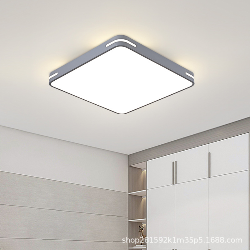 Picture of Ceiling Light Led Ultra-thin Full Spectrum Bedroom Light Super Bright Household Simple Modern Kitchen Study Balcony Living Room