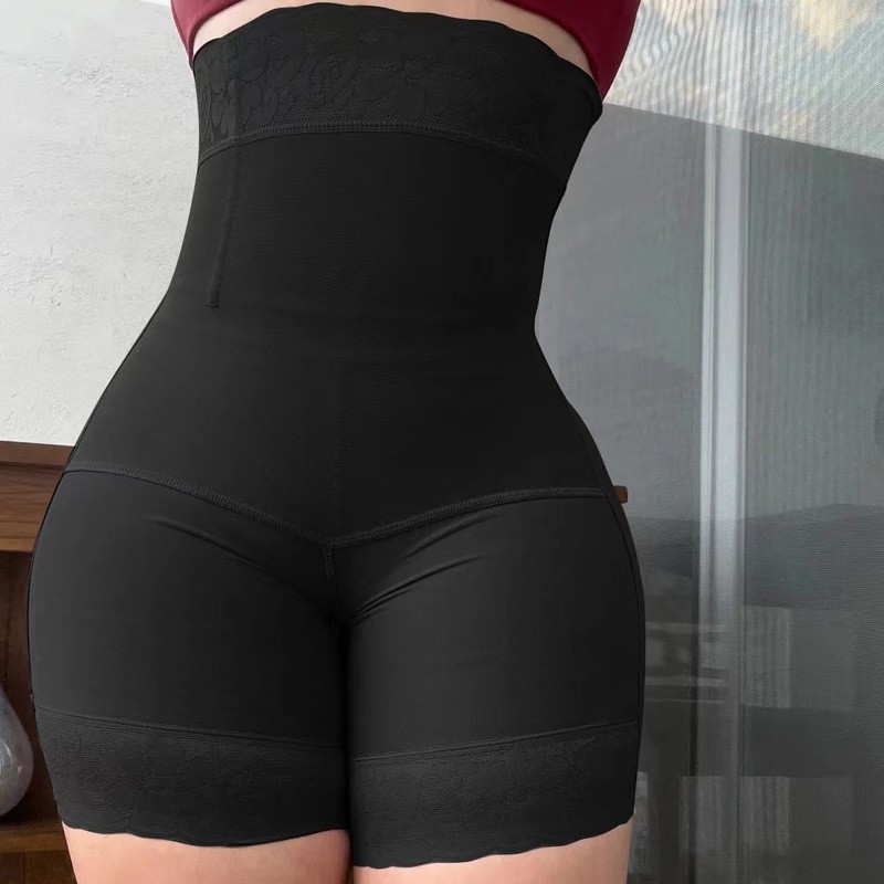 New Butt Lifter Shaped Body Shaped Clothes High Waist Lace Non-slip Tight Waist Hip Body Tight Pants