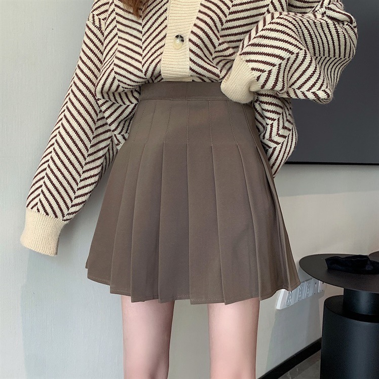 Sweet and Spicy Style Pleated Skirt Women's Spring and Summer Skirt 2023 New Arrival Petite A- Line Skirt All-Match JK Short Skirt Autumn