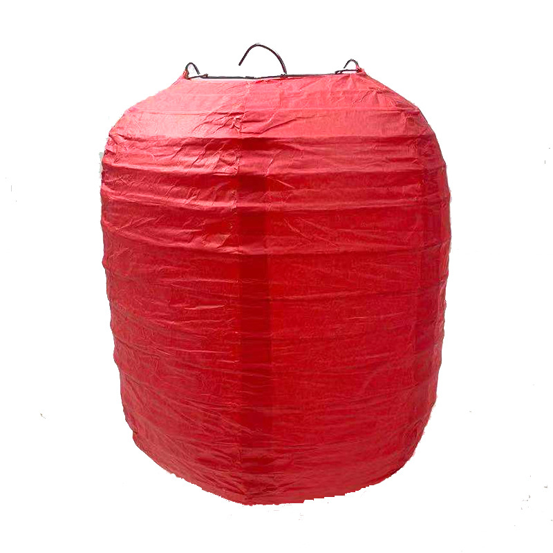 Picture of Japanese Style Wax Gourd Paper Lantern Foldable Antique Hand-painted Luminous Lampshade Bar Restaurant School Decoration Hanging Ornament