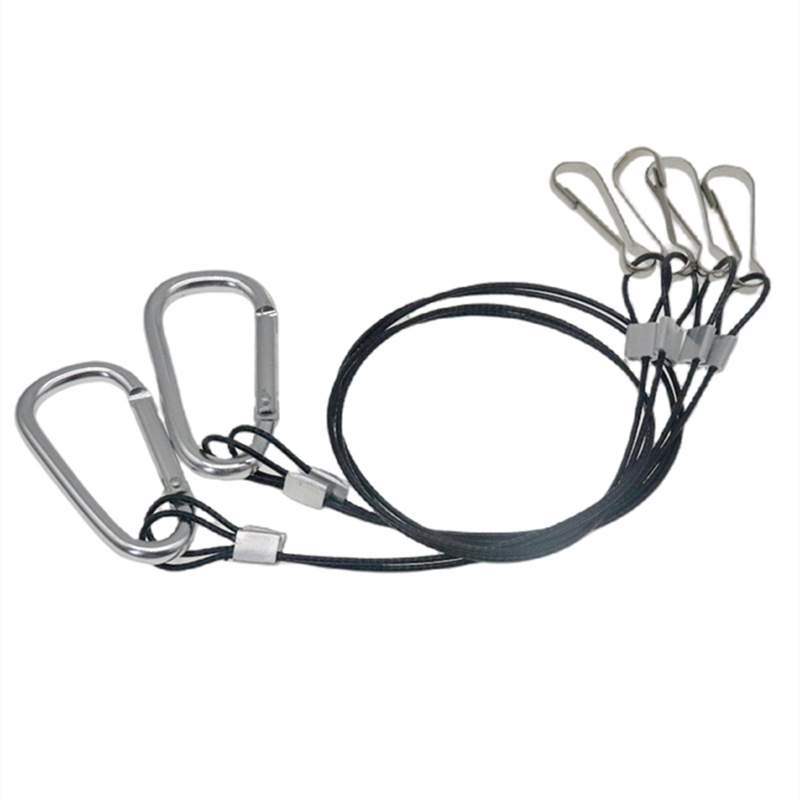 Picture of Lighting Sling Line, Plant Lamp Hook, Lamp Sling, Safety Rope, Anti-Falling Rope Line, One-To-Four Rope Lock Hook, Led