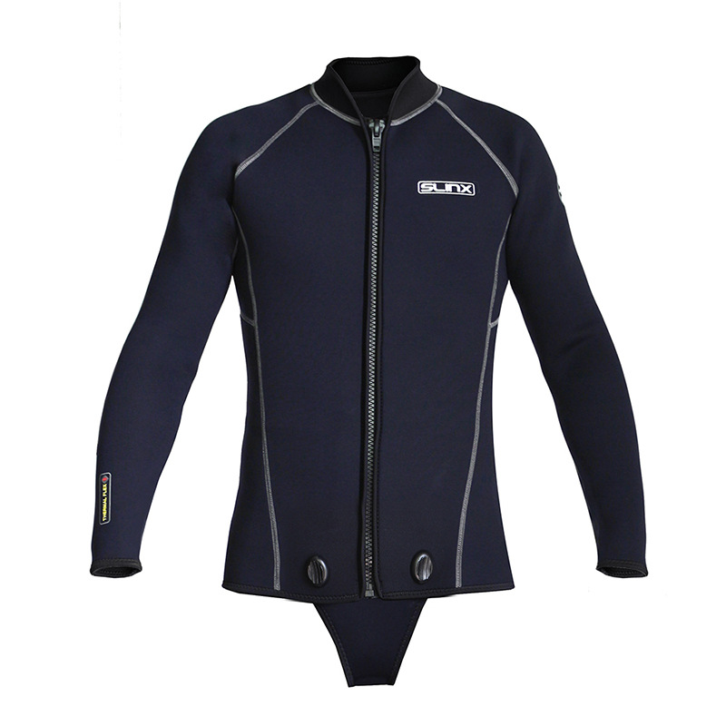 Picture of Diving Jacket 3mm Crotch SLINX Thickened Warm Split Diving Suit Wet Jacket Split Diving Suit
