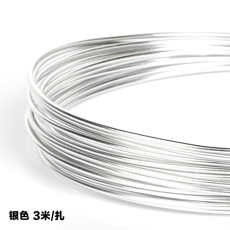 Picture of Wholesale 1mm-2.5mm oxidized colored aluminum wire DIY handmade material soft aluminum wire bicycle crafts ornaments