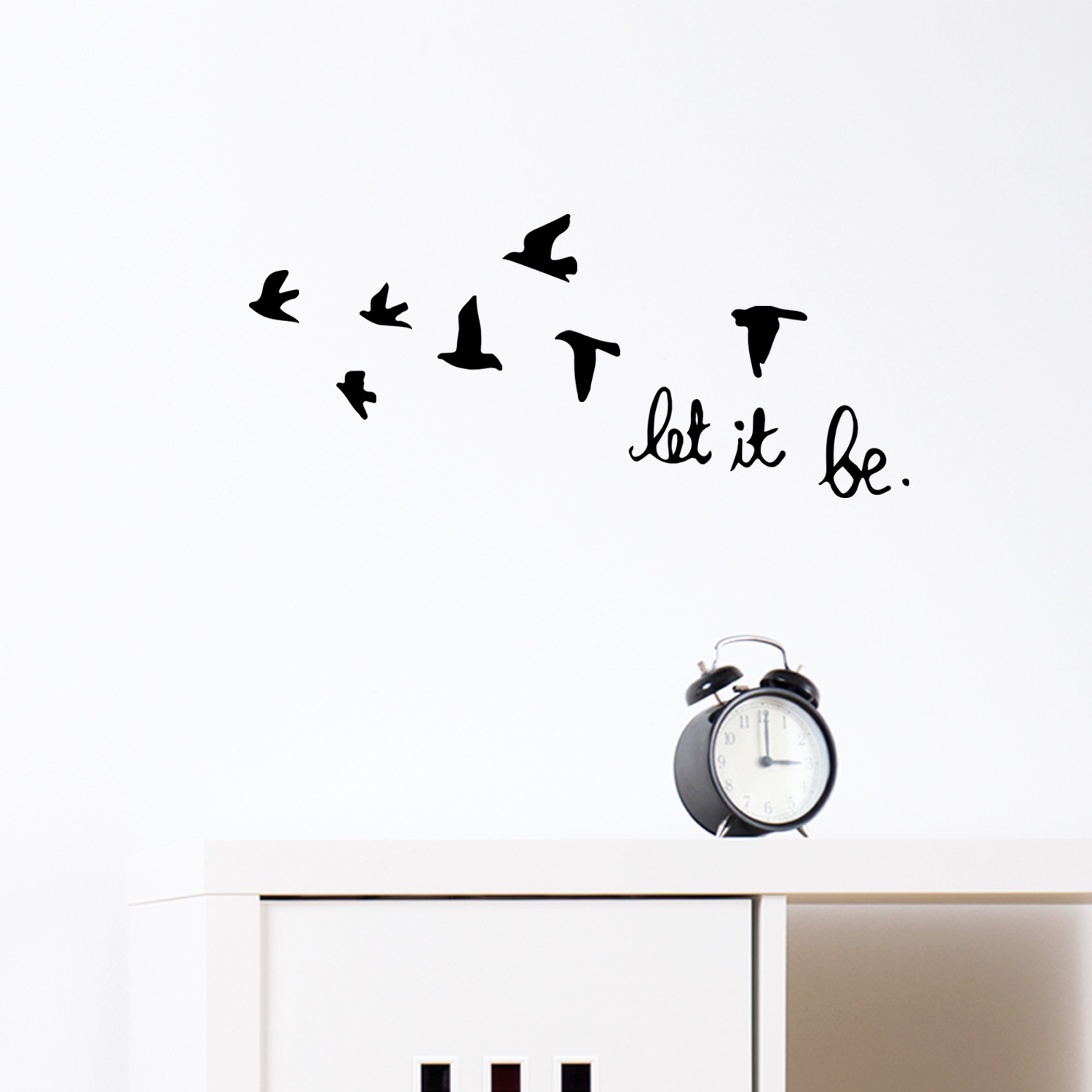 Let it bea bird decorative wall stickers cross border removable study children's room wall stickers PH2305-MU1349P