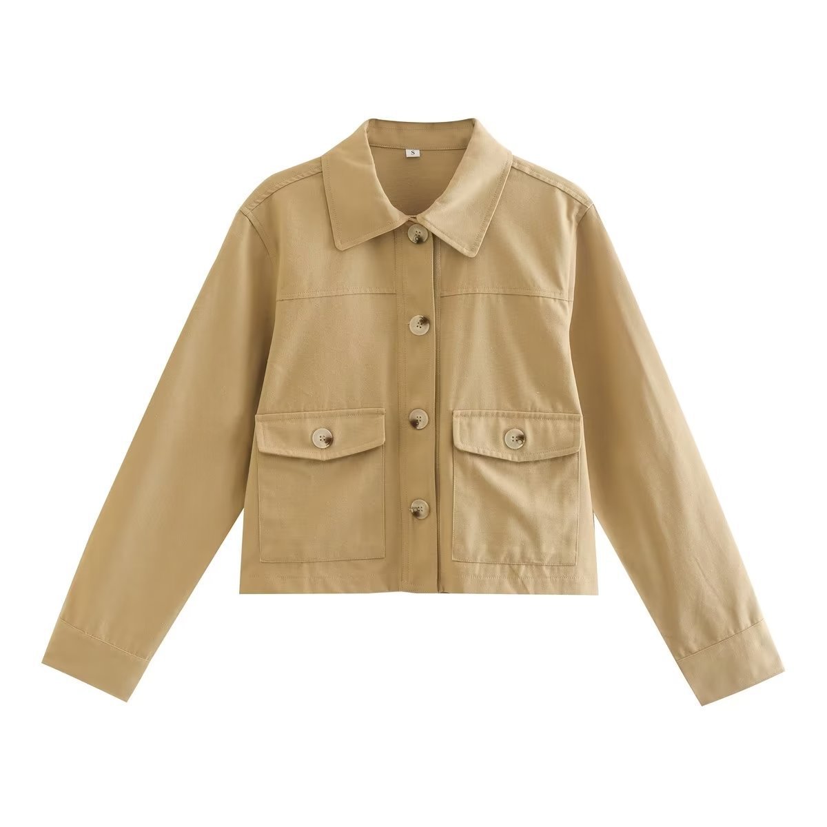 2023 Autumn New y2g European and American cross-border women's clothing urban casual pocket decoration street fashion jacket jacket