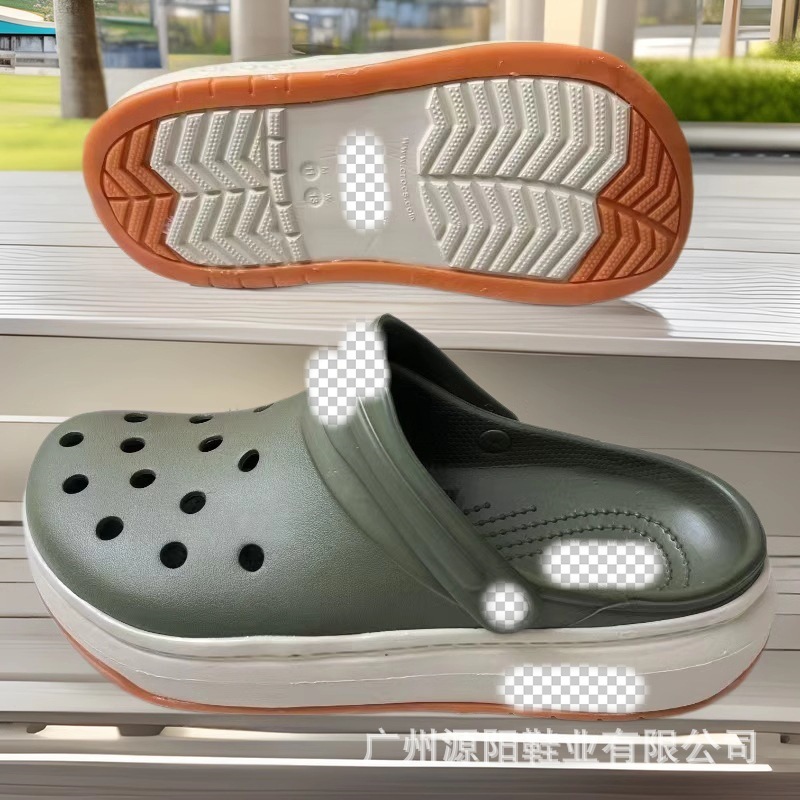 Picture of 2025 Cross Full-Speed Clogs for Men and Women, Couple Style, Thick-Soled, Comfortable Sandals, Trendy Brand, Casual and Versatile